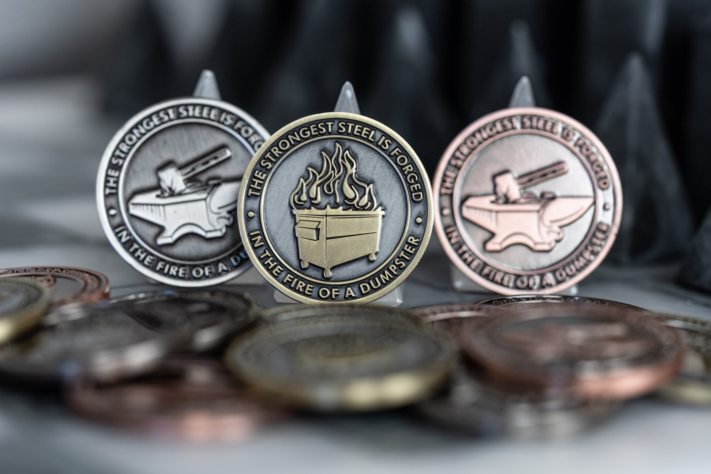 Dumpster Fire Challenge Coin
