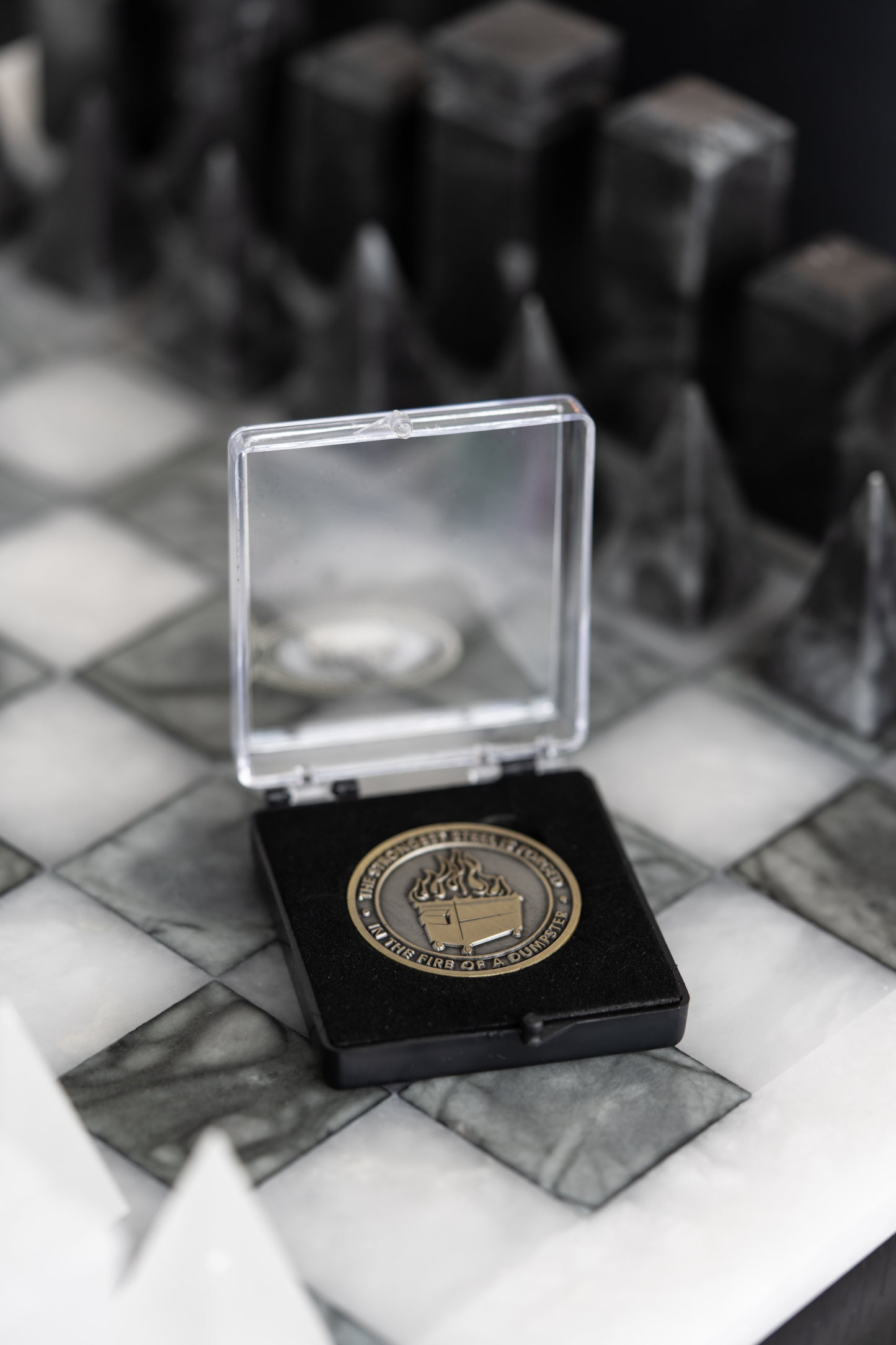 Dumpster Fire Challenge Coin