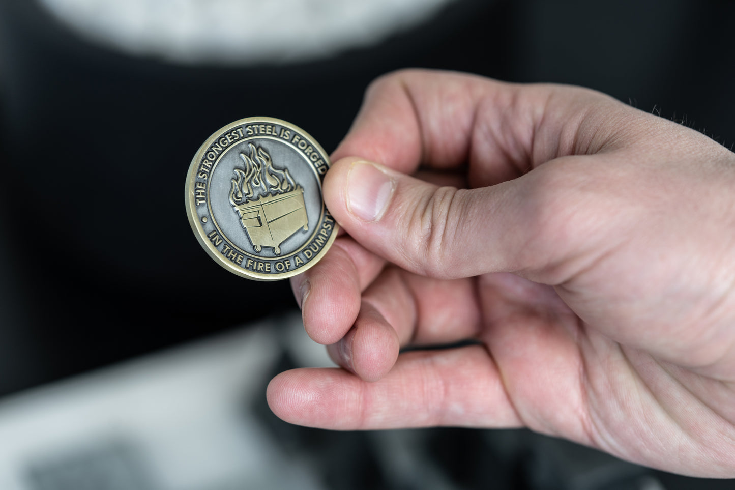 Dumpster Fire Challenge Coin